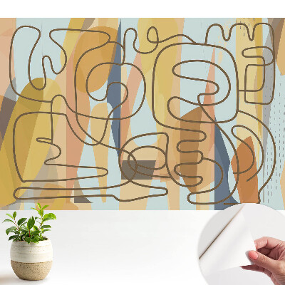 Linii și culori abstracte