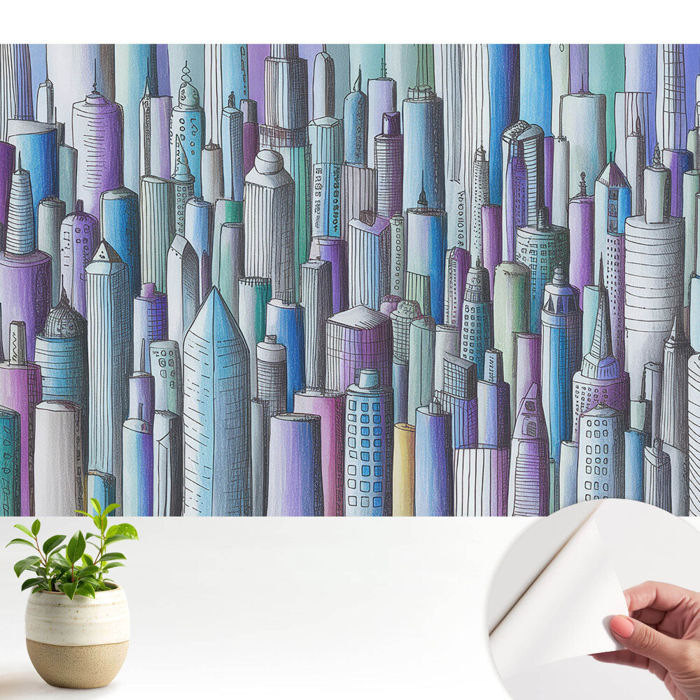 Zgârie-norii colorați ai metropolei