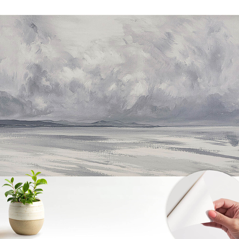 Nori negri peste marea calmă