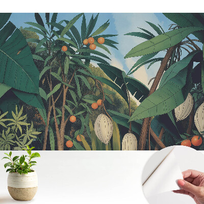 Frunze și fructe exotice din zonele tropicale