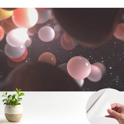 Bile abstracte transparente colorate.