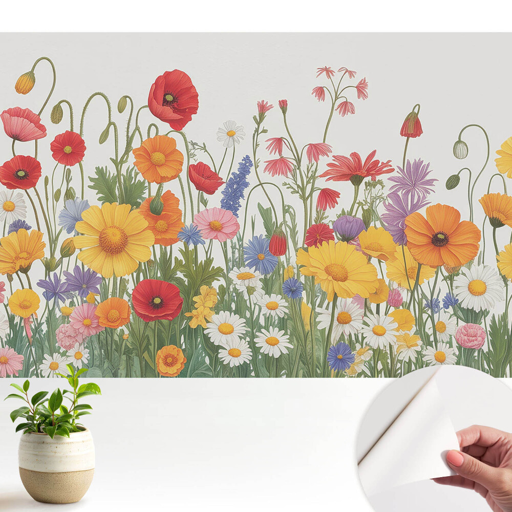 O pajiște colorată, plină de flori