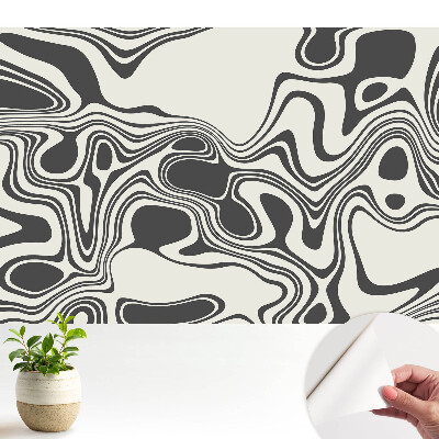 Valuri abstracte în nuanțe contrastante