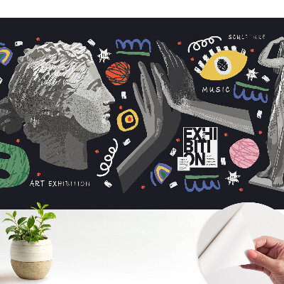 Artă abstractă cu motiv muzical