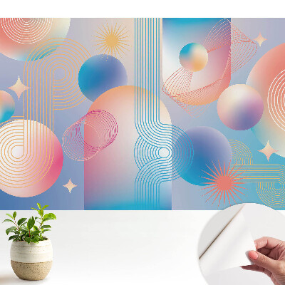 Modele geometrice abstracte pline de culoare