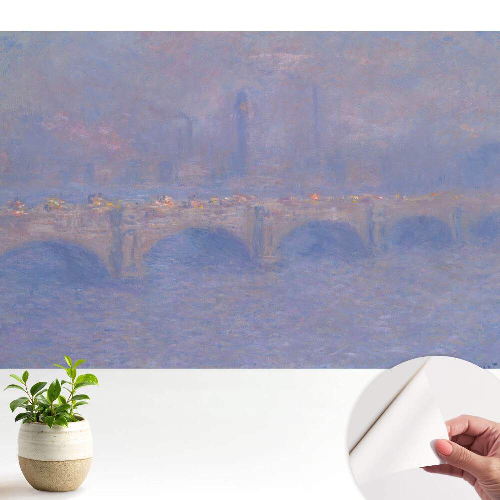 Podul cețos, impresionist și nostalgic