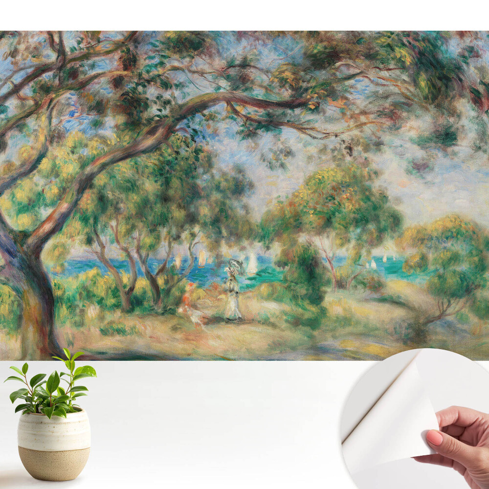 Scenă impresionistă la malul mării