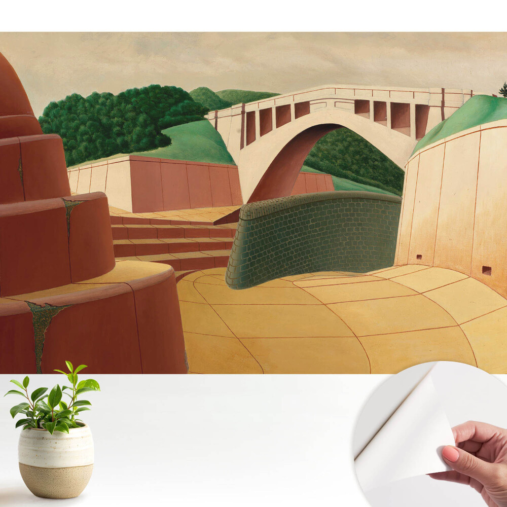 Pod și arhitectură cu elemente verzi