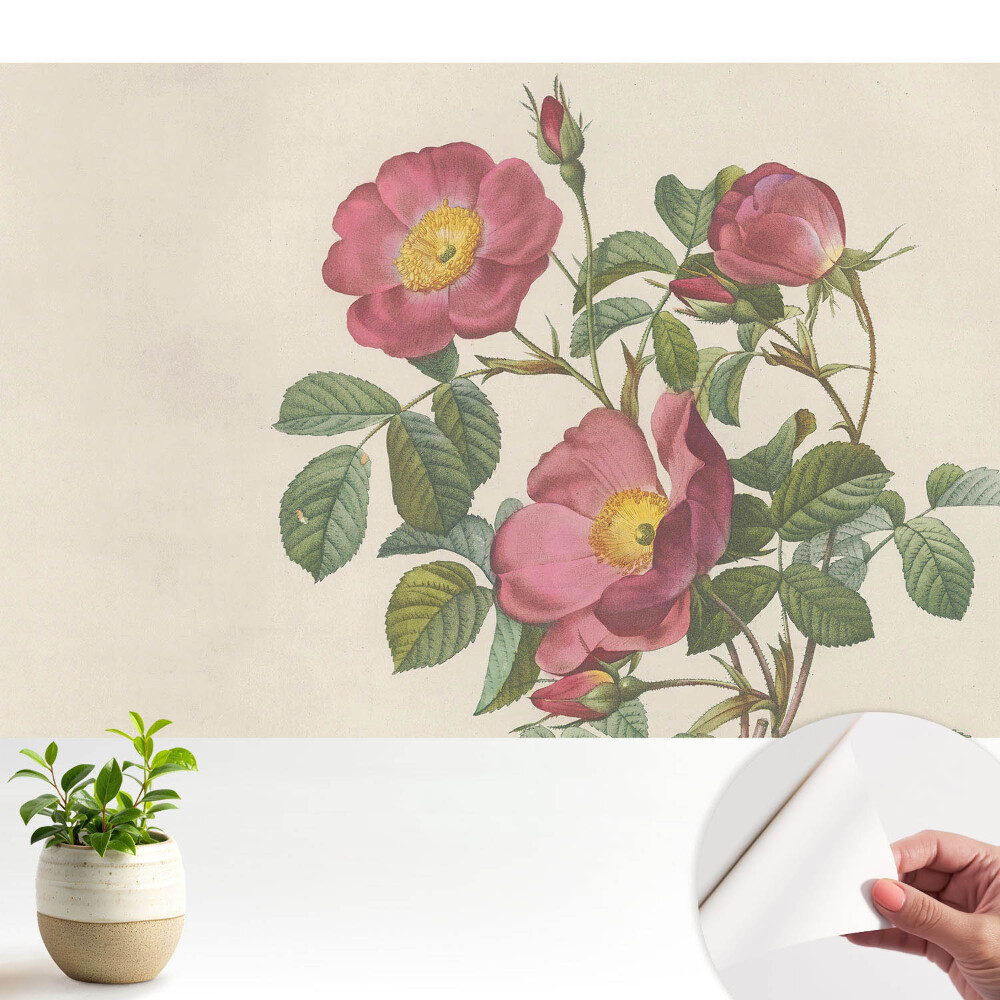 Trandafiri sălbatici într-o compoziție clasică