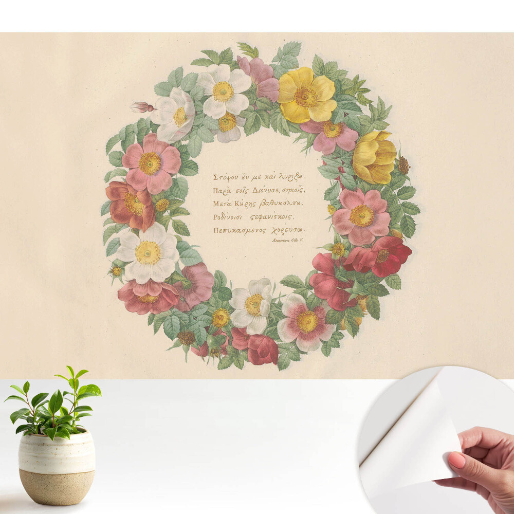 Coroană florală clasică