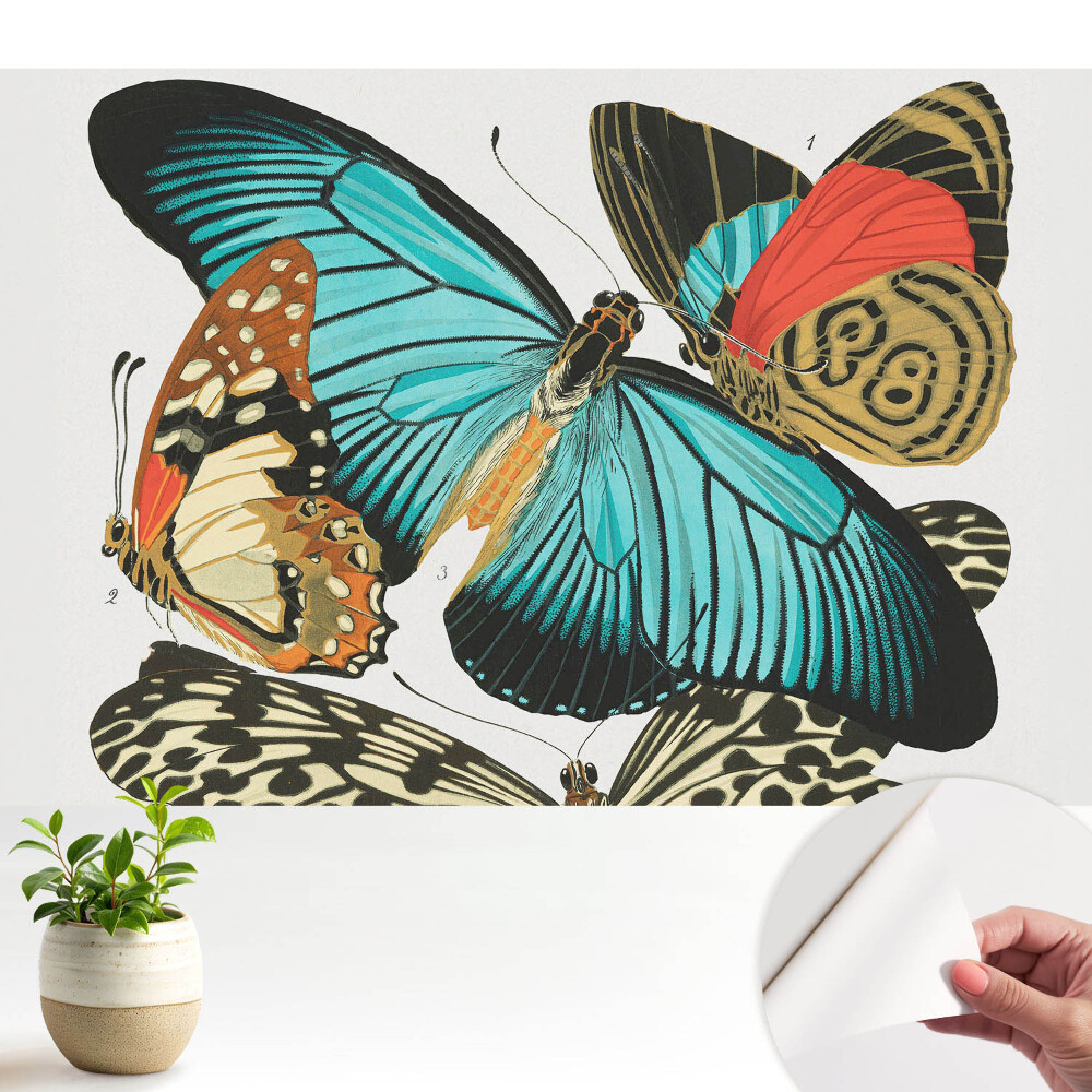 Fluturi colorați într-un stil clasic