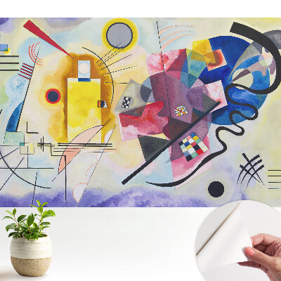 Forme abstracte cu modele colorate