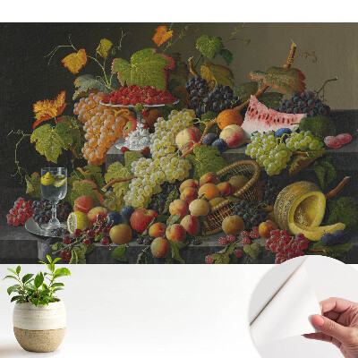 Natură statică cu fructe în stil elegant, care transmite armonie