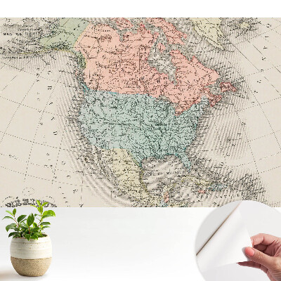 Harta clasică a Americii de Nord