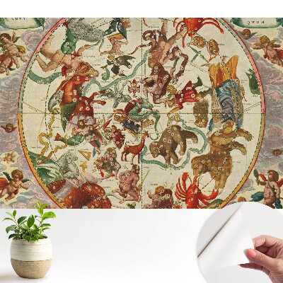 Cosmogramă clasică cu figuri mitologice