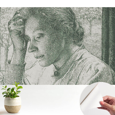 Portretul unei femei gânditoare