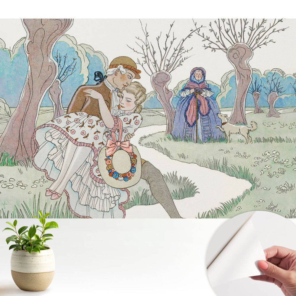 O plimbare romantică printre copaci