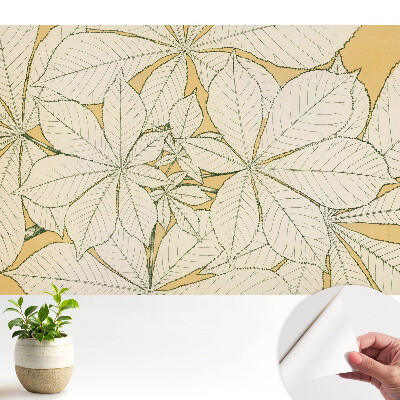 Stil minimalist cu motive de frunze pentru un decor armonios și confortabil