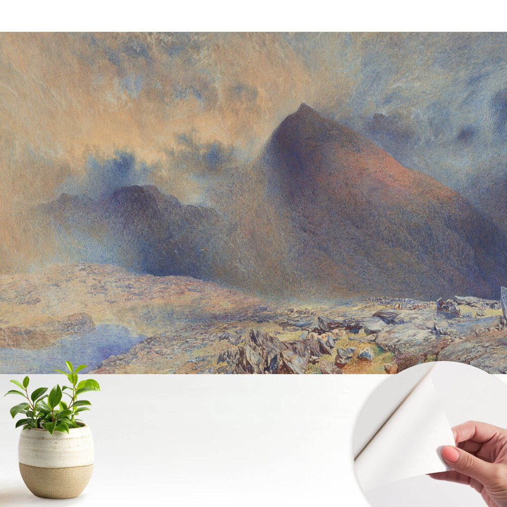 O panoramă montană melancolică și maiestuoasă