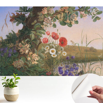 Peisaj floral colorat cu atmosferă idilică