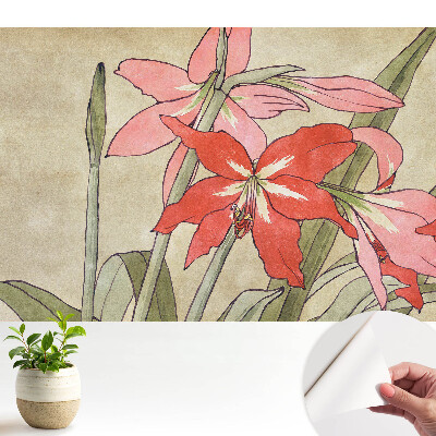 Compoziție florală retro, natură armonioasă