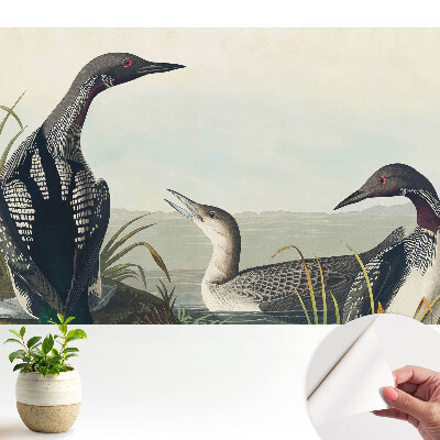 Trei păsări în stil clasic.