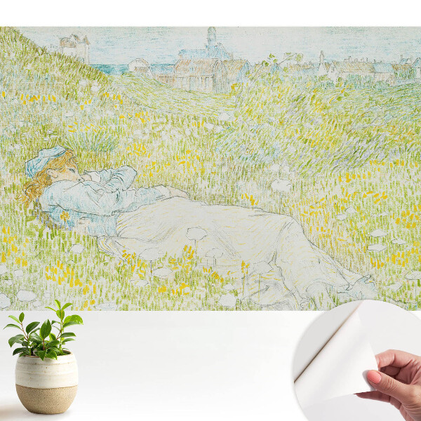 Odihnă în pajiște, pace și armonie