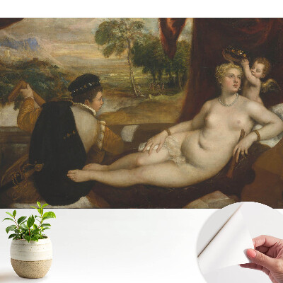 Motiv clasic al figurilor într-un peisaj