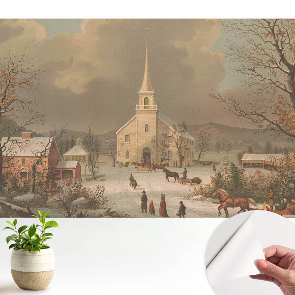 Scenă de gen de iarnă