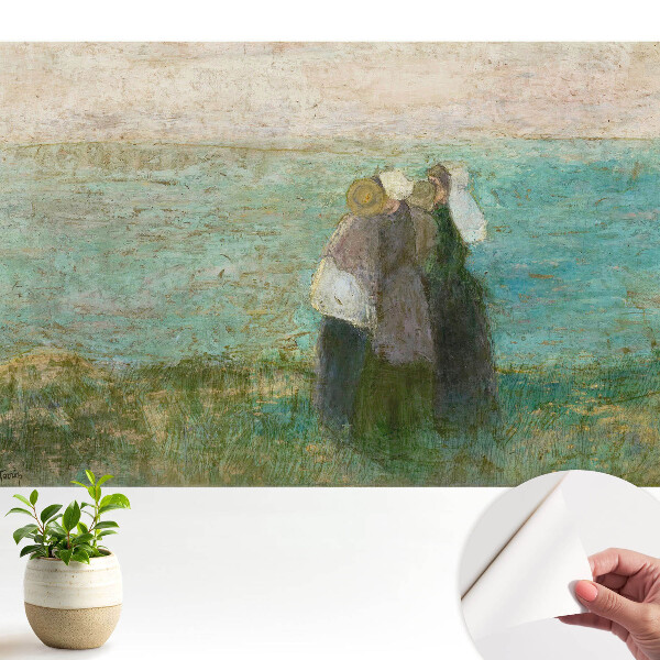 Observatori pașnici pe țărmul mării