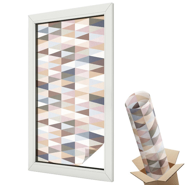 Folie pentru geamuri Simetrie pastelată