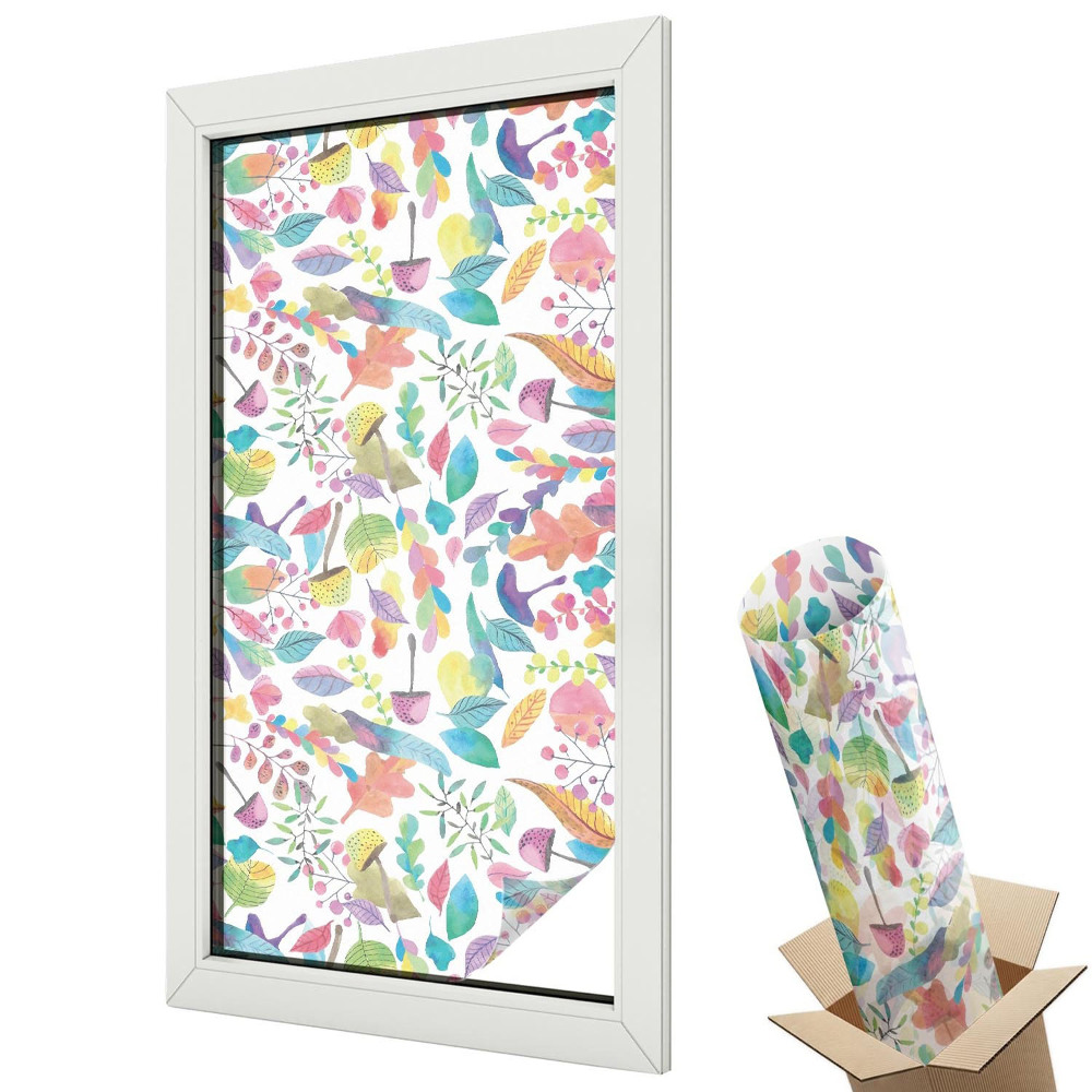 Folie geamuri protecție solară Compoziție colorată