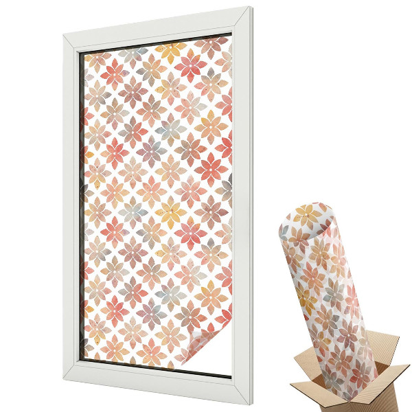 Autocolant geam termopan Frumusețe florală