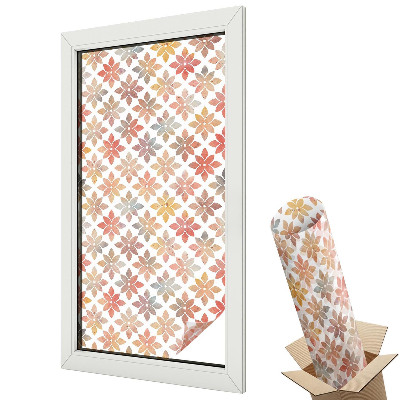 Autocolant geam termopan Frumusețe florală