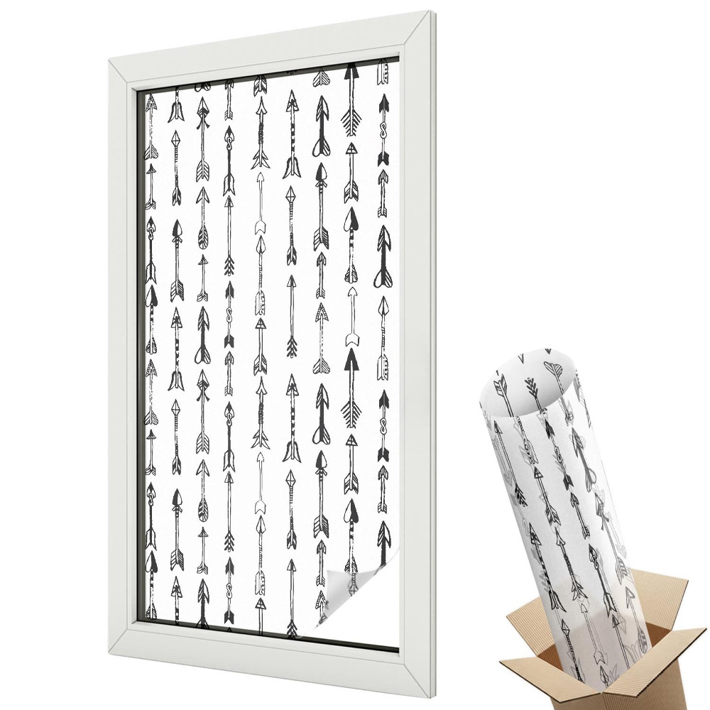 Autocolant geam termopan Săgeți geometrice