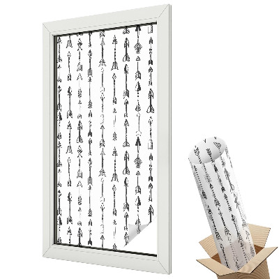 Autocolant geam termopan Săgeți geometrice