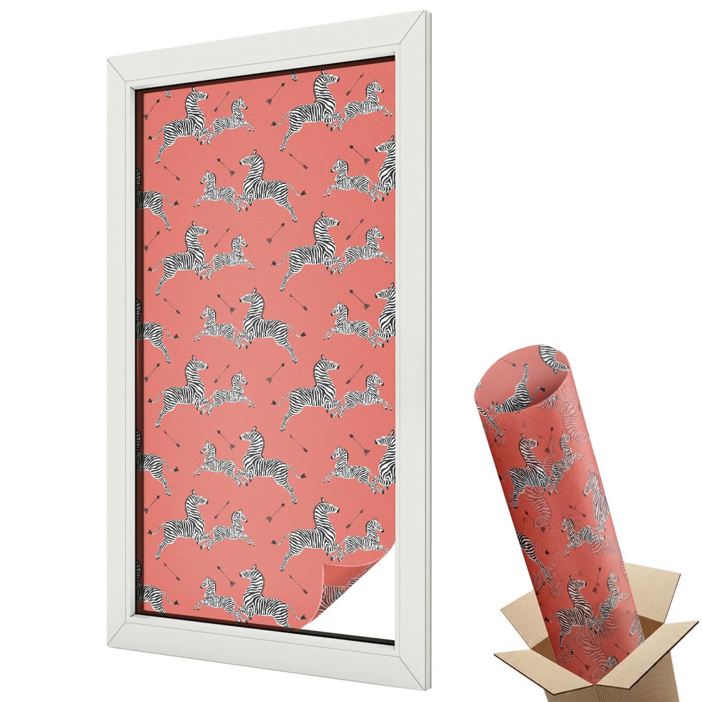 Autocolant geam termopan Motivul zebrei