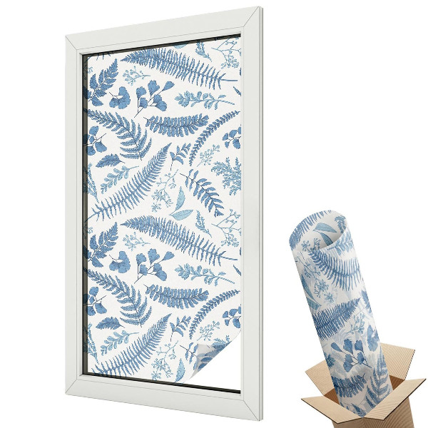 Autocolant geam termopan Model botanic