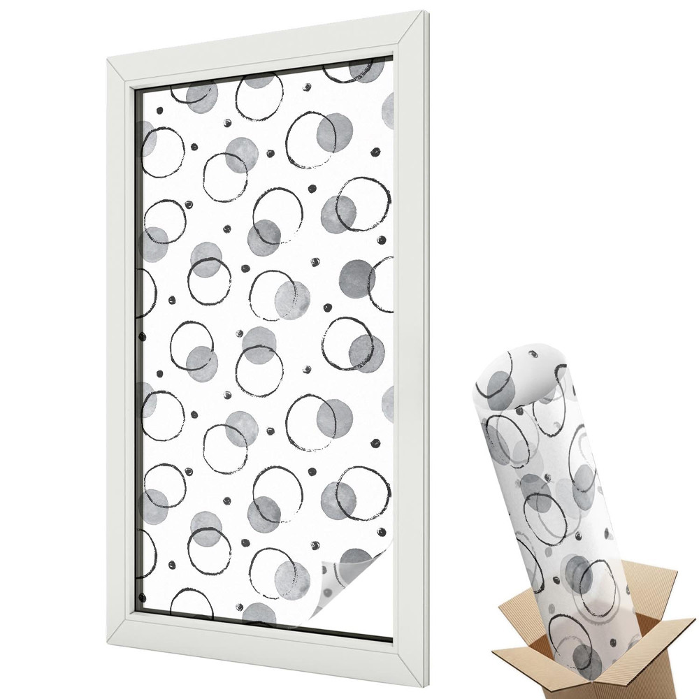 Folie pentru geamuri Roți gri