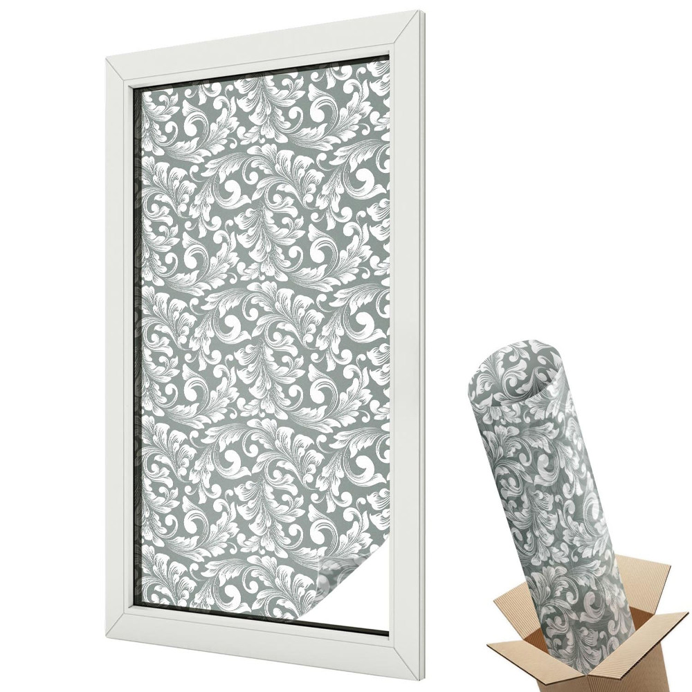 Folie pentru geam Eleganță frunzișoasă