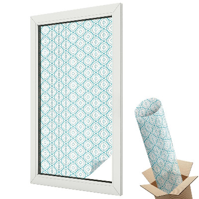 Autocolant geam termopan Simetrie ovală