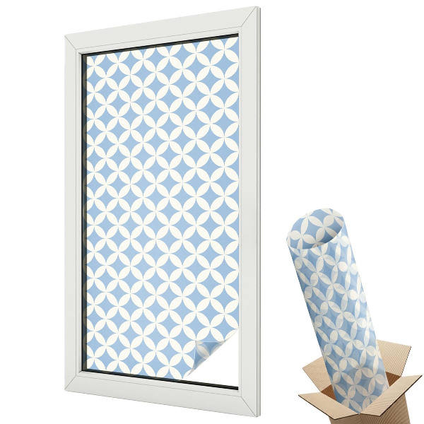 Folie geamuri protecție solară Eleganță geometrică