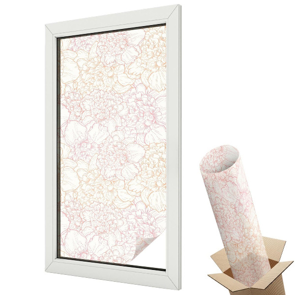 Folie pentru geam Eleganță florală