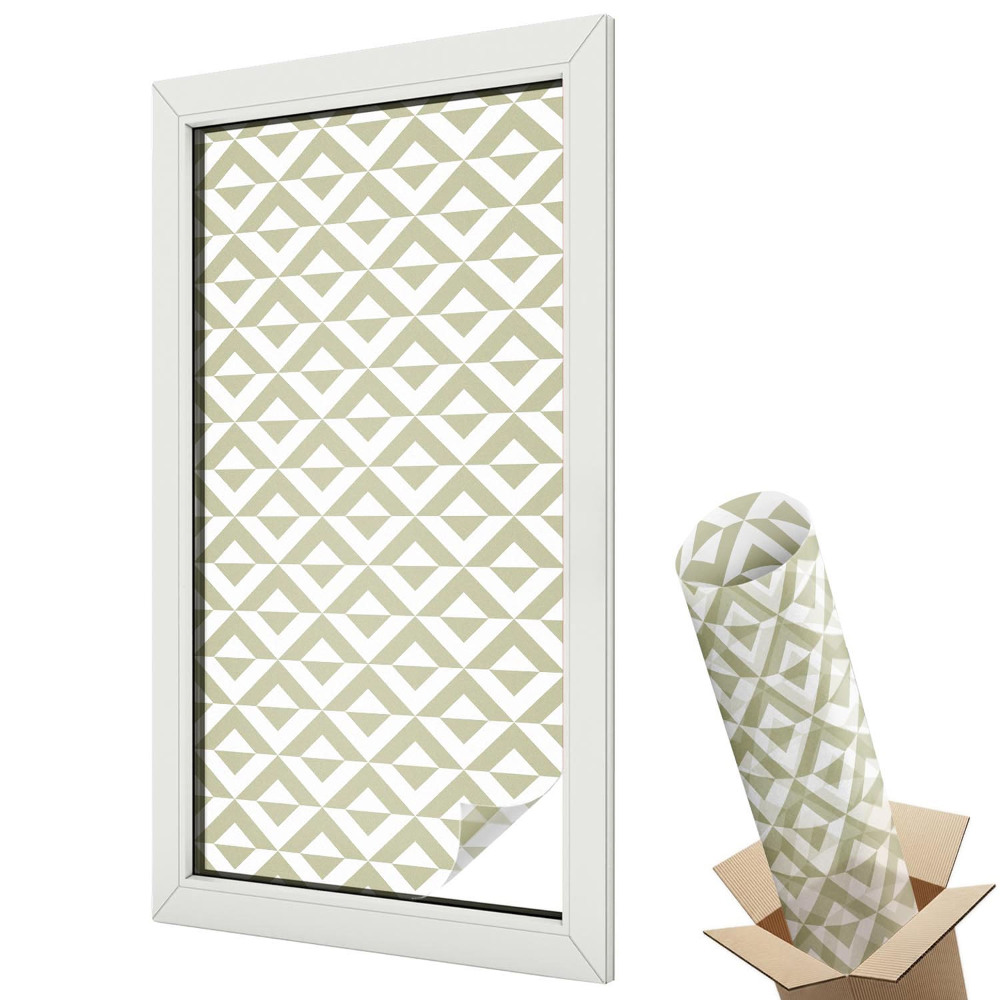 Folie geam protecție solară Romburi geometrice