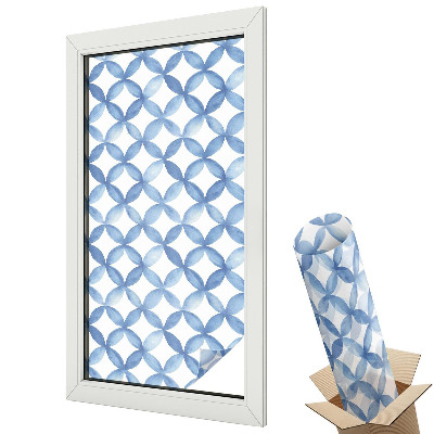 Folie pentru geamuri Flori geometrice