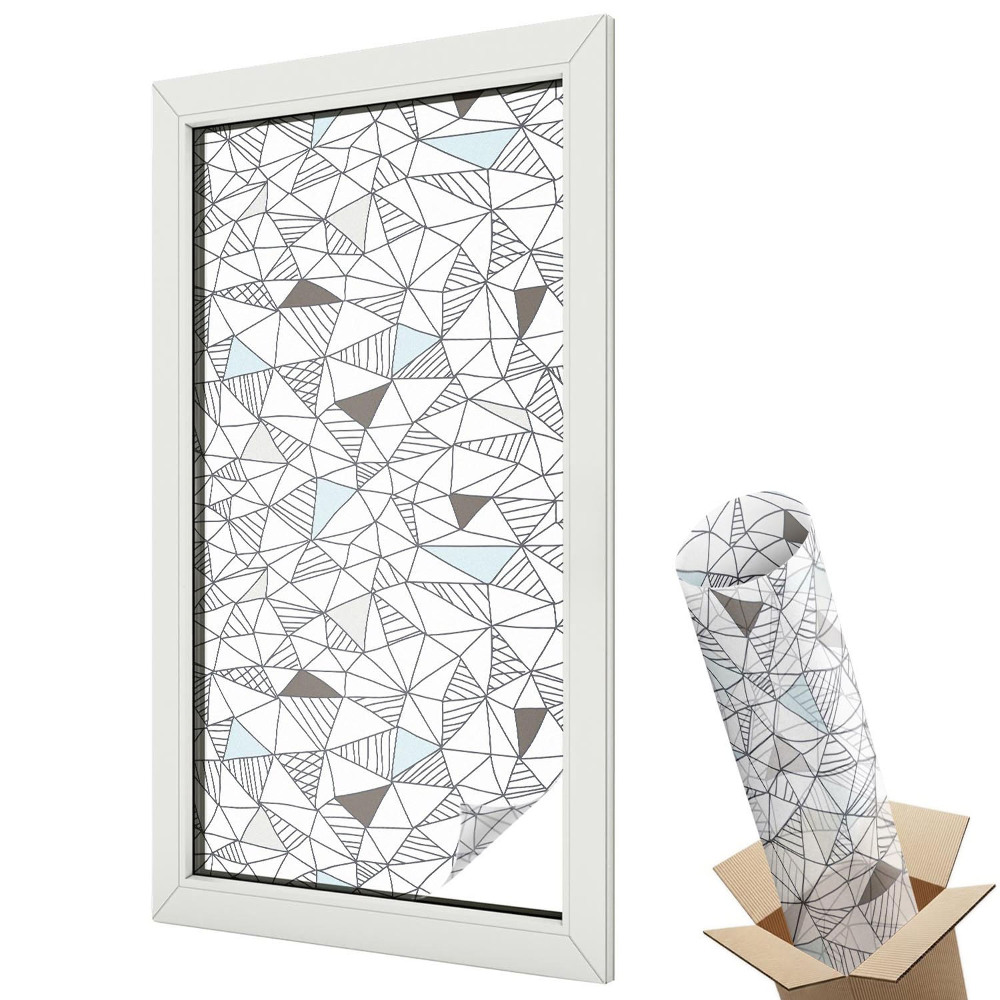 Autocolant geam termopan Forme abstracte