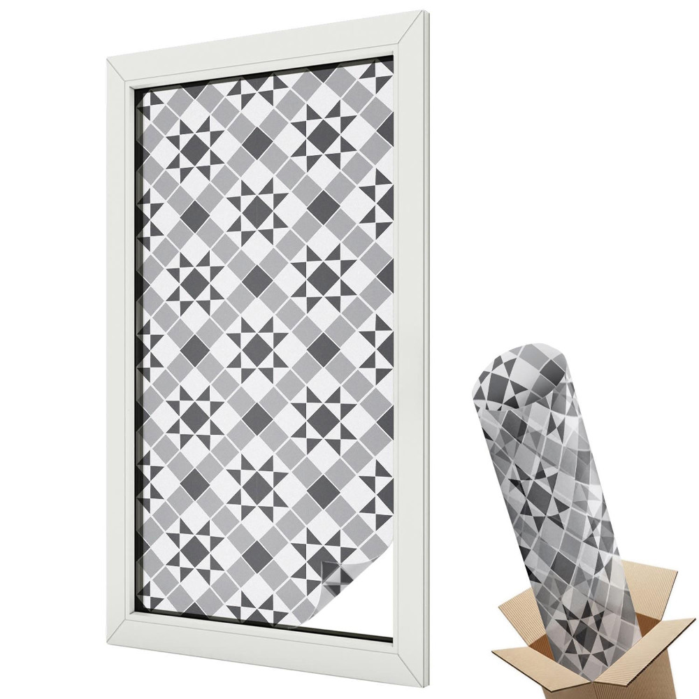 Folie geamuri protecție solară Modele geometrice