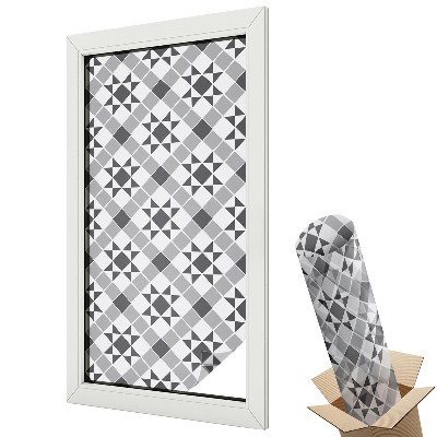 Folie geamuri protecție solară Modele geometrice