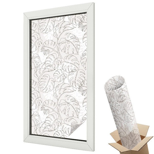 Folie pentru geam Ornament vegetal