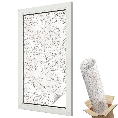 Folie pentru geam Ornament vegetal